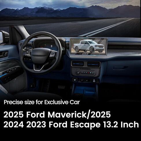 GFJNFG for 2022-2024 Ford Maverick Screen Protector 8 Inch Touchscreen 2024 Maverick Accessories 2023 2024 Ford Maverick XL/XLT/Lariat Tempered Glass Screen Protector Anti Scratch Fingerprints in Saudi Arabia