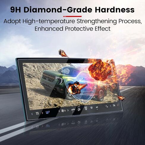 GFJNFG for 2022-2024 Ford Maverick Screen Protector 8 Inch Touchscreen 2024 Maverick Accessories 2023 2024 Ford Maverick XL/XLT/Lariat Tempered Glass Screen Protector Anti Scratch Fingerprints in Saudi Arabia
