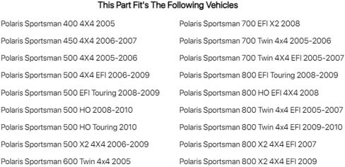 Tusk Winch مع الحبل الاصطناعي و Mount Plate 3500 رطل لل Polaris Sportsman 500 HO 2008-2010 in Saudi Arabia