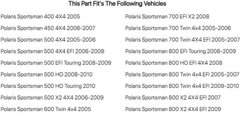 Tusk Winch مع الحبل الاصطناعي و Mount Plate 3500 رطل لل Polaris Sportsman 500 HO 2008-2010 in Saudi Arabia
