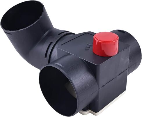 Ztuoauma 75mm 3 "Diesel Heater Air Vent Duct Connector 5-gear t-piece صمام قابلة للتعديل رفرف رفرف موصل أنابيب الهواء المرفق المتوافق مع Eberspacher Webasto Heater 2kw 3kw 5kw 8kw in Saudi Arabia