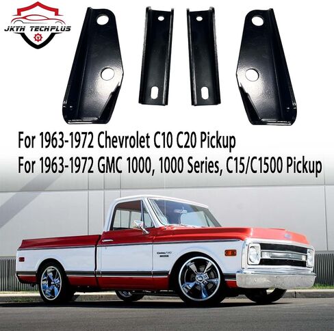 Rear Shock Relocation Conversion Kit For Chevy C10 for GMC Pickup 1963-1972 for GMC 1000, 1000 Series, C15/C1500 Pickup 1963-1972 Pickup Lowered more than 3'' Pickup Truck in Kuwait