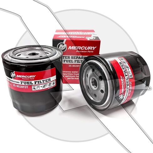 Mercury Marine Mercruiser Water Separating Fuel Filter 35-802893T 2-Pack in Saudi Arabia