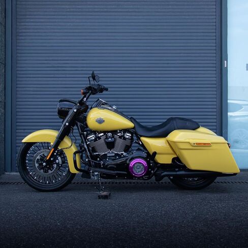 Derby Cover متوافق مع '16 -6 جولة Electra Street Road Road Road King Cvo Trike ANODIRENT 5-HOLES COVER COVER ALUCH in Kuwait