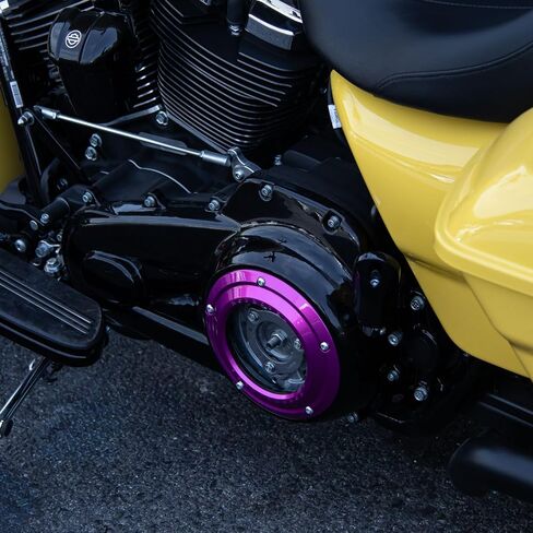 Derby Cover متوافق مع '16 -6 جولة Electra Street Road Road Road King Cvo Trike ANODIRENT 5-HOLES COVER COVER ALUCH in Kuwait