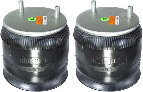2 pack of TORQUE Trailer Air Spring Bag (Replaces Firestone 9978, W01-358-9978, Hendrickson S-28929, C-28929) (2 x TR9978) in Saudi Arabia