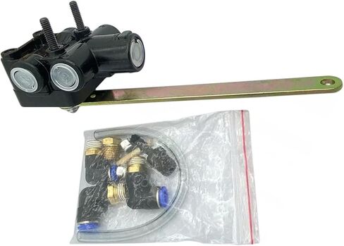 صمام تسوية التحكم في الارتفاع 1/4 "منفذ NPT متوافق مع شاحنة بيتربيلت 335 337 348 357 359 377 378 379 567 579 587 استبدال HV9990 334-1974 S25395 in Kuwait