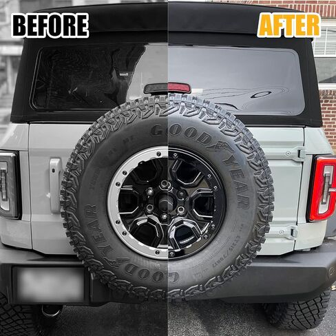 5X Bead Lock Wheel Trim Rings Red Kit Fit for 2021-2024 Ford Bronco Sasquatch Package Beauty Rings in Kuwait