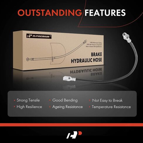 A-Premium الخلفية المركزية الفرامل خرطوم هيدروليكي متوافق مع نماذج CHEVY و GMC المختارة-C3500 1990-2000 ، K3500 1990-1995-استبدال# 22113474 in Saudi Arabia