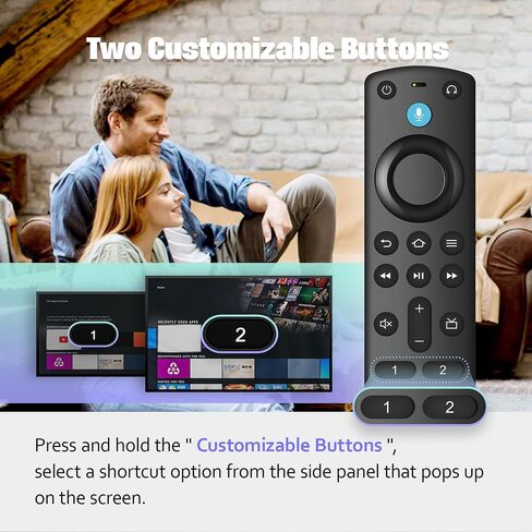 Replacement Voice Remote Control L5B83H Fit for Fire AMZ 2nd Gen Smart TVs Cube and TV Stick, 1st Gen Smart TVs Cube, Smart TVs Stick 4K, Smart TVs Stick Lite, 3rd Gen Smart TVs in Saudi Arabia