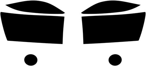يتوافق صبغة المصباح الأمامي Rvinyl مع Dodge Ram 2006-2008 - Clear in Saudi Arabia