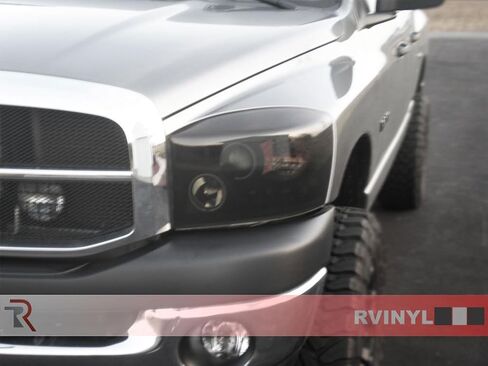 يتوافق صبغة المصباح الأمامي Rvinyl مع Dodge Ram 2006-2008 - Clear in Saudi Arabia