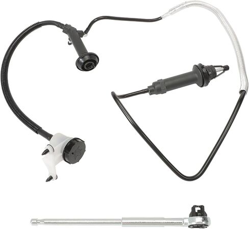 Clutch Master Cylinder Slave Cylinder for 1999-2007 F-250 Super Duty F-350 Super Duty F-450 Super Duty F-550 Super Duty 7.3L V8, 6.0L V8 DIESEL CC649021 136.65620 in Saudi Arabia