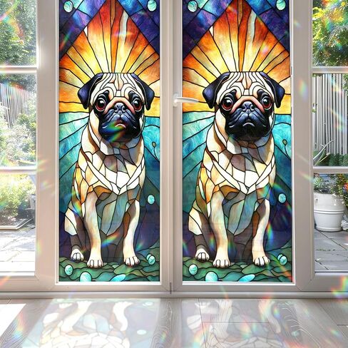 Peacock Stained Glass Window Film, Decorative Peacock Stained Glass Window Film, Peacock Stained Glass Window Film for Bathroom Shower Door Heat Anti UV in Saudi Arabia