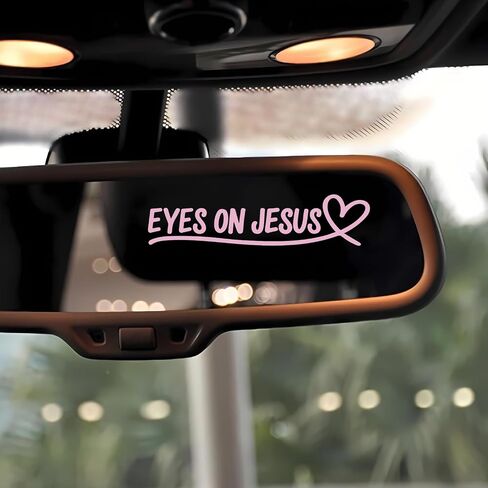 2X WhiteTrust in God Decal For Car, Jesus Stickers, Christian Bumper Stickers, Religious Car Accessories, 'Do You Follow Jesus This Close' Decal in Saudi Arabia