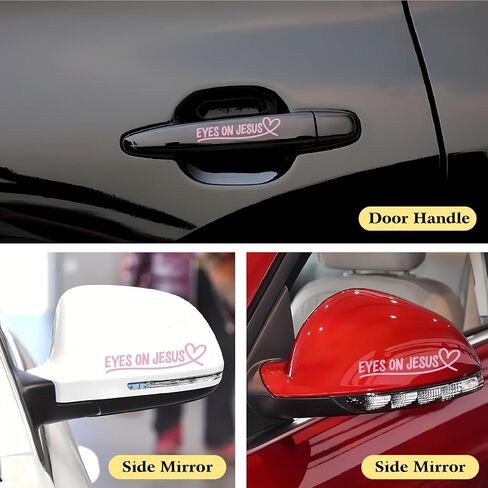 2X WhiteTrust in God Decal For Car, Jesus Stickers, Christian Bumper Stickers, Religious Car Accessories, 'Do You Follow Jesus This Close' Decal in Saudi Arabia