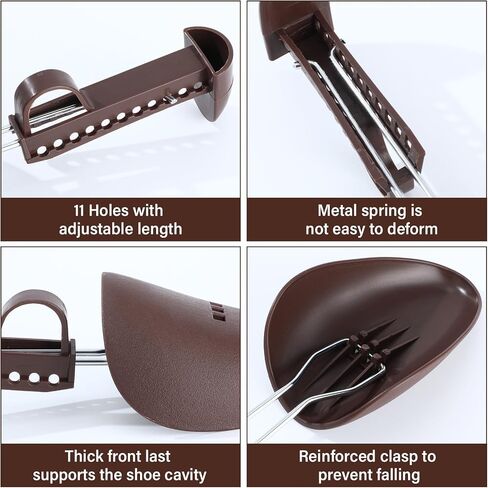 Honeydak 20 Pairs Plastic Shoe Stretcher Adjustable Shaper Stretchers Portable Shoe Trees Shoes Boot Holder for Men Women in Saudi Arabia