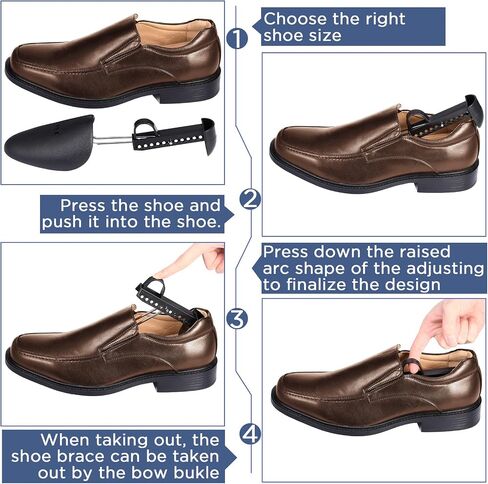 Honeydak 20 Pairs Plastic Shoe Stretcher Adjustable Shaper Stretchers Portable Shoe Trees Shoes Boot Holder for Men Women in Saudi Arabia