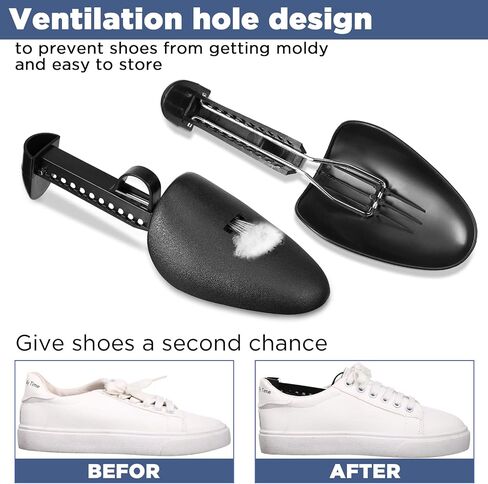 Honeydak 20 Pairs Plastic Shoe Stretcher Adjustable Shaper Stretchers Portable Shoe Trees Shoes Boot Holder for Men Women in Saudi Arabia