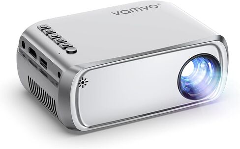 Vamvo Projector Mini Portable Video Projector, Movie Projector For Home Theater Compatible with HDMI/TYPE-C/USB/VGA/AV/Smartphone/TV Box/Laptop/ iOS/Android in Saudi Arabia