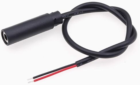 Single Short 0.3M/1FT 3.5mm 1/8" Male Plug to Bare Wire Open End Pigtail TS Mono 3.5mm 2 Pole Pigtail Extension for Audio Cable Repair in Kuwait