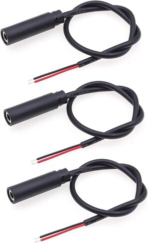 Single Short 0.3M/1FT 3.5mm 1/8" Male Plug to Bare Wire Open End Pigtail TS Mono 3.5mm 2 Pole Pigtail Extension for Audio Cable Repair in Kuwait