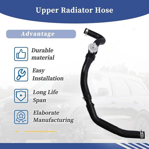Upper Radiator Hose 5058394AA 5058394AB Compatible with Dodge Journey 2.4L 3.7L 2009 2010 2011 2012 2013 2014 2015 2016 2017 2018, 5058394AC 5058394AD 5058394AE in Saudi Arabia