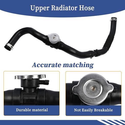 Upper Radiator Hose 5058394AA 5058394AB Compatible with Dodge Journey 2.4L 3.7L 2009 2010 2011 2012 2013 2014 2015 2016 2017 2018, 5058394AC 5058394AD 5058394AE in Saudi Arabia