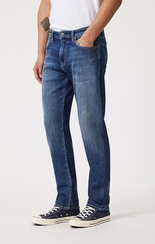 Mavi Men's Marcus Regular Rise Slim Straight Leg Jeans in Saudi Arabia