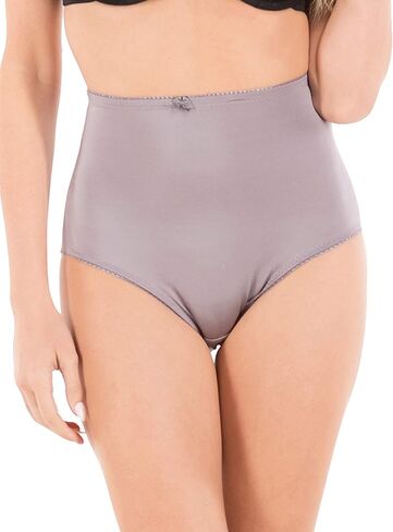 Barbra Lingerie عالية الخصر التحكم في الضوء الساتان تغطية كاملة in Kuwait