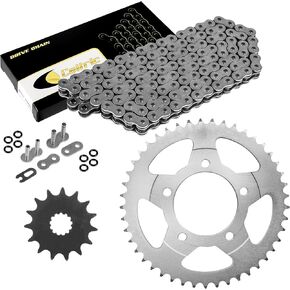 سلسلة محرك Caltric O-Ring و Kit Sprockets متوافقة مع Suzuki SV650 SV650A SV650S 1999-2012 in Kuwait