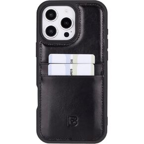 Bouletta متوافق مع iPhone 15 Promax Case مع حامل البطاقة - جلد أصلي ، وقائي ، وحالة هاتفية نحيفة ، وحاملين لبطاقات ، وحظر RFID 6.7 بوصة ، والرمادي in Kuwait