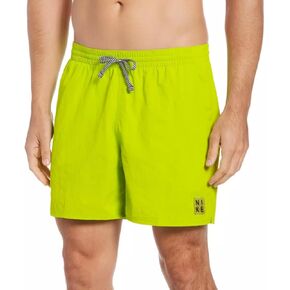 Nike Men's Solid Icon 5" Swim Shorts L Green in Saudi Arabia