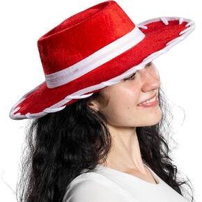 Sheriff Cowboy or Cowgirl Hat Adult Halloween Costume Cosplay Accessories - One Size in Saudi Arabia