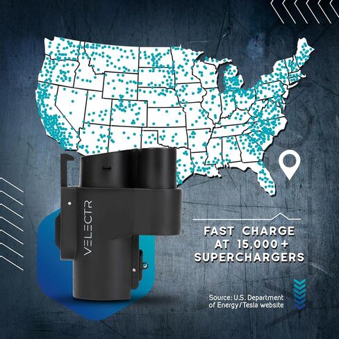 Tesla to J1772 Adapter - Max 80 Amp & 250V Compatible with Tesla Wall Charger, Tesla Home Charger or Tesla Mobile Charger in Saudi Arabia