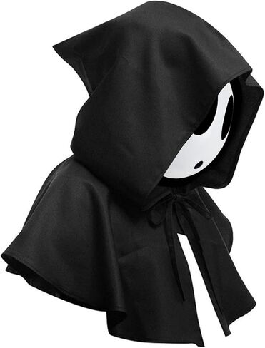 2Pcs Shy Guy Mask With Cloak - White Dream Anime Halloween Costume Cosplay Props Accessories in Kuwait
