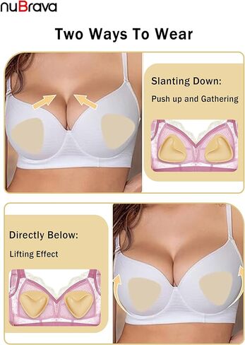 Ultra Push Up Pads Sticky Bra Fads إدراج | منصات حمالة الصدر اللاصقة على الوجهين | صدرية ملتصقة بالذات لصالح حمالات الصدر الرياضية in Kuwait
