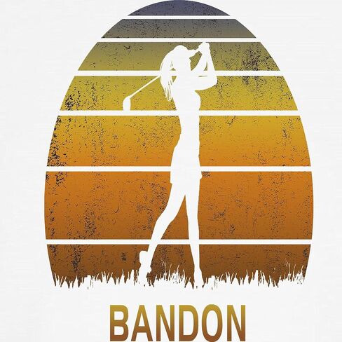 CafePress Retro Bandon Women's Golf Golf Baseball Jersey Kids Cotton Baseball Jersey, 3/4 Raglan Sleeve Shirt in Saudi Arabia