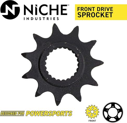 NICHE Drive Sprocket Chain Combo for Polaris Trail Blazer 250 Front 11 Rear 36 Tooth 520V O-Ring 78 Links in Saudi Arabia
