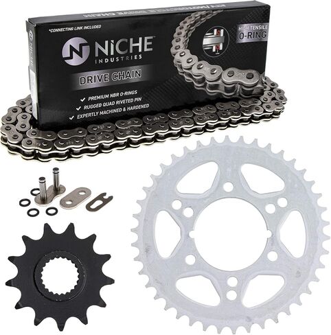 NICHE Drive Sprocket Chain Combo for Polaris Trail Boss Scrambler 250 Front 13 Rear 42 Tooth 520V O-Ring 74 Links in Saudi Arabia