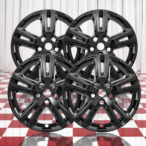 مجموعة من 4 Gloss Black 5 Double Spoke 17 "جلود عجلة ل GMC Terrain SL/SLE 2018 in Kuwait