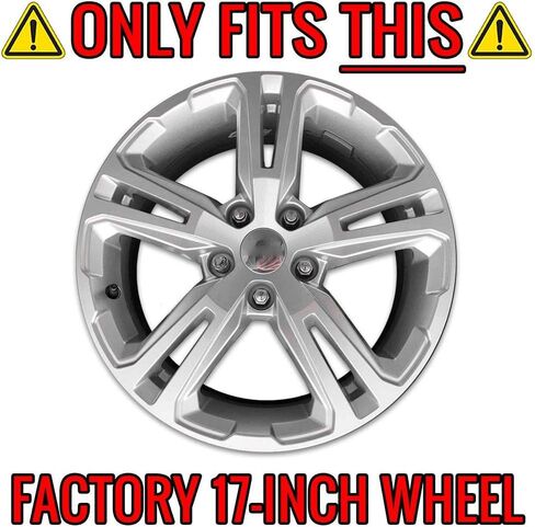 مجموعة من 4 Gloss Black 5 Double Spoke 17 "جلود عجلة ل GMC Terrain SL/SLE 2018 in Kuwait