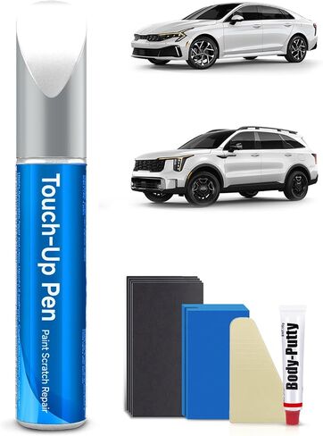 GWP Glacial White Pearl Tricoat Touch Up Paint Kit Compatible with Kia Exact Match Car Scratch Repair Touch Up Paint Kit in Kuwait