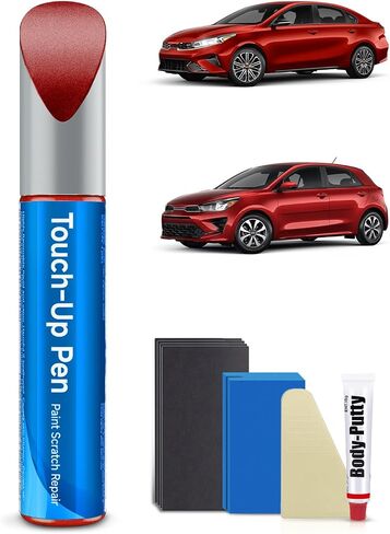 GWP Glacial White Pearl Tricoat Touch Up Paint Kit Compatible with Kia Exact Match Car Scratch Repair Touch Up Paint Kit in Kuwait