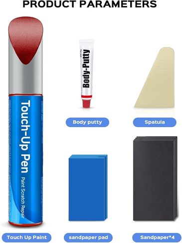 GWP Glacial White Pearl Tricoat Touch Up Paint Kit Compatible with Kia Exact Match Car Scratch Repair Touch Up Paint Kit in Kuwait