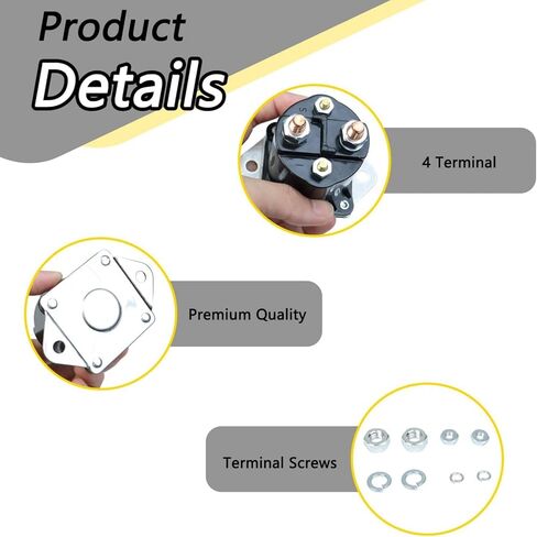 استبدال لعبة Golf Cart Starter Relay Solenoid ل Club Car DS & 2004-Up ، لعربات Club Car Prectent Gas Golf Carts 1984-Up in Kuwait