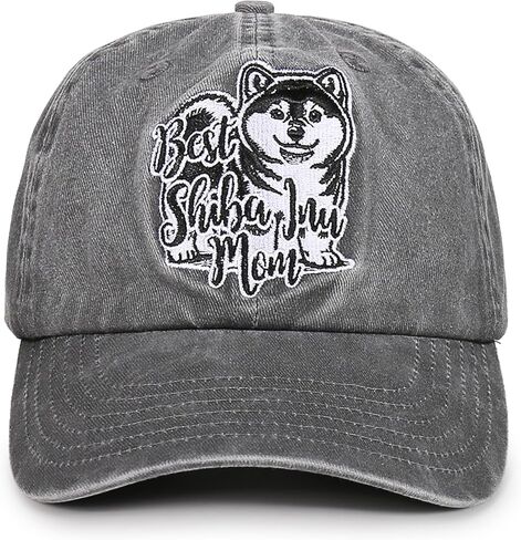 Innobeta Shiba inu Mom Gifts Hat for Women ، Shiba Inu Gifts لعيد الميلاد ، عيد ميلاد ، قبعة بيسبول مقرضة قابلة للتعديل in Saudi Arabia