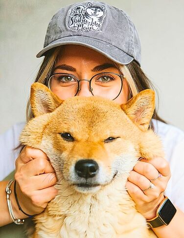 Innobeta Shiba inu Mom Gifts Hat for Women ، Shiba Inu Gifts لعيد الميلاد ، عيد ميلاد ، قبعة بيسبول مقرضة قابلة للتعديل in Saudi Arabia