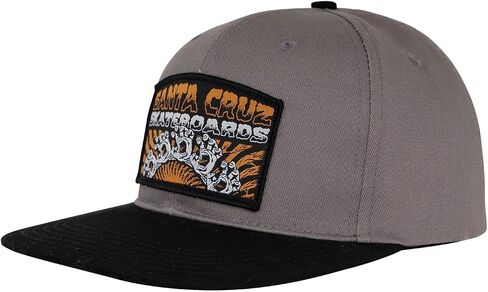سانتا كروز يصرخ توصيل snapback القبعة المهيكلة char/أسود OS للجنسين in Saudi Arabia