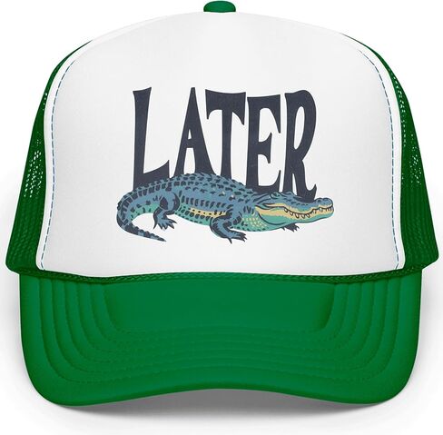 في وقت لاحق Gator Trucker Hat للرجال والنساء رغوة FOAM CLASSIC 5 PANE MESH SNAP in Saudi Arabia